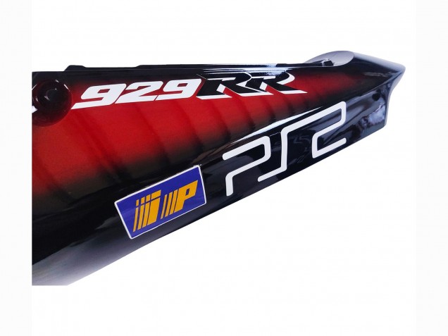 2000-2001 Honda CBR900RR 929 Motorcycle Fairings - Red White Glossy Black PlayStation 2