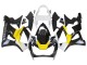 2000-2001 Honda CBR900RR 929 Motorcycle Fairings - White Yellow Glossy Black