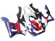 2000-2001 Honda CBR900RR 929 Motorcycle Fairings - White Red Blue