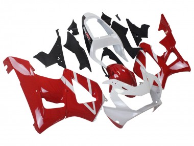 Affordable 2000-2001 Honda CBR900RR 929 Motorcycle Fairings - White Red