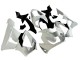 2000-2001 Honda CBR900RR 929 Motorcycle Fairings - White Silver