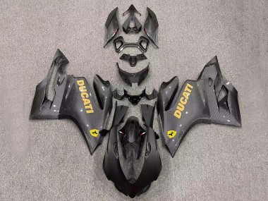 Affordable 2011-2014 Ducati Panigale 899/1199 Motorcycle Fairings - Black Carbon Fiber Style