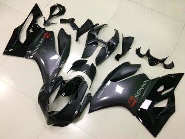 Affordable 2011-2014 Ducati Panigale 1199 Motorcycle Fairings - Glossy Black