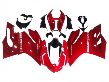 Affordable 2011-2014 Ducati 1199 Motorcycle Fairing - Red