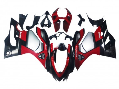 Affordable 2011-2014 Ducati 1199 Motorcycle Fairings - Red Silver Black