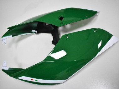 Affordable 2011-2014 Ducati Panigale 899 Motorcycle Fairings - White Red Dark Green