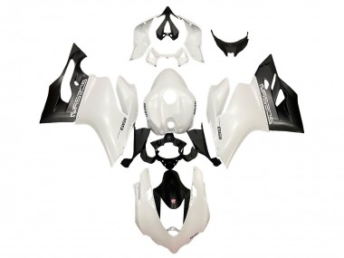 Affordable 2011-2014 Ducati Panigale 899/1199 Motorcycle Fairings - White Black