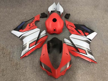 Affordable 2015-2020 Ducati 959 Motorcycle Fairings - White Red Silver Black