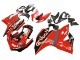 2015-2020 Ducati 959/1299 Motorcycle Fairings - Red Glossy Black Fiamm