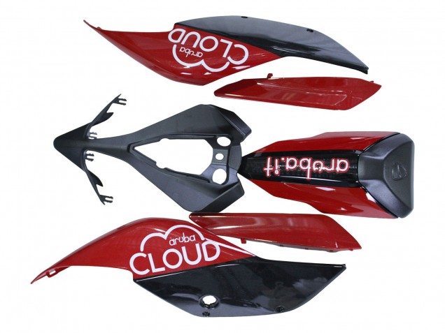 2015-2020 Ducati 959/1299 Motorcycle Fairings - White Red Black Aruba 7