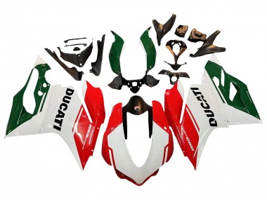 Affordable 2015-2020 Ducati 1299 Motorcycle Fairings - White Red Green Matte Black