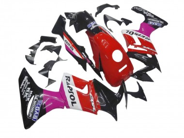 Affordable 2002-2006 Honda CBR125R Motorcycle Fairings - Pink White Red Glossy Black Repsol Michelin