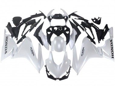 Affordable 2022-2023 Honda CBR500R Motorcycle Fairings - Pearl White