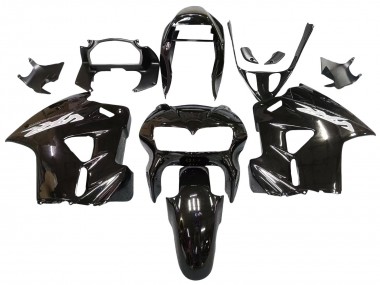 Affordable 1998-2001 Honda VFR 800 Motorcycle Fairings - Glossy Black