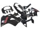 1998-2001 Honda VFR 800 Motorcycle Fairings - Glossy Black Red Decal