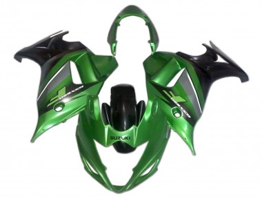 Affordable 2008-2013 Suzuki GSX650F Motorcycle Fairings - Green Black