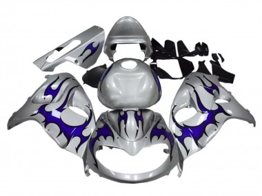 Affordable 1998-2003 Suzuki TL1000R Motorcycle Fairings - Silver Blue