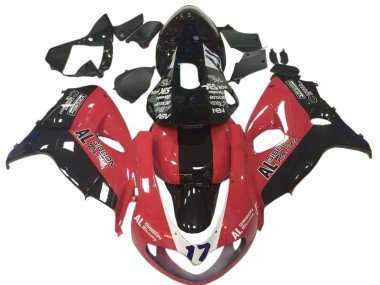 Affordable 1998-2003 Suzuki TL1000R Motorcycle Fairings - Red Black Racing 17