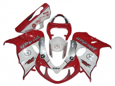 Affordable 1998-2003 Suzuki TL1000R Motorcycle Fairings - Red White Silver Jordan Motul Dunlop