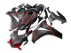 2008-2011 Honda CBR1000RR Motorcycle Fairings - Black Carbon Fiber Red