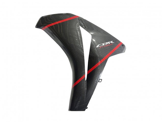 2008-2011 Honda CBR1000RR Motorcycle Fairings - Black Carbon Fiber Red