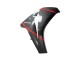 2008-2011 Honda CBR1000RR Motorcycle Fairings - Black Carbon Fiber Red
