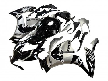 Affordable 2012-2016 Honda CBR1000RR Motorcycle Fairings - Silver Glossy Black Repsol Red Bull