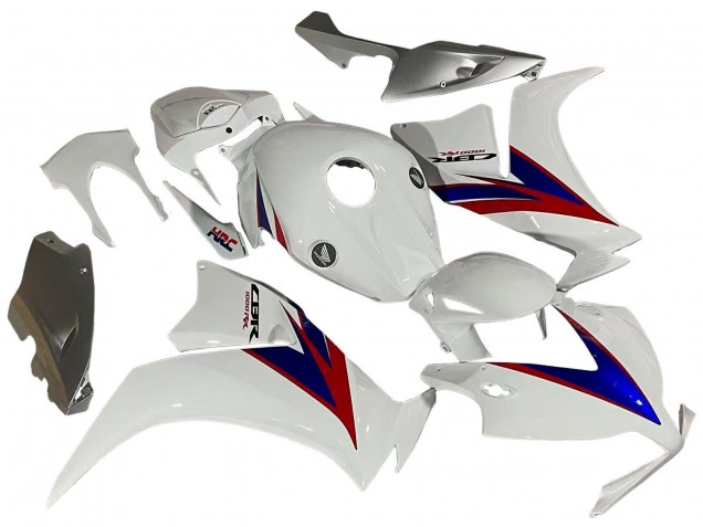 2012-2016 Honda CBR1000RR Motorcycle Fairings - White Red Blue HRC