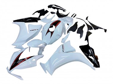 Affordable 2012-2016 Honda CBR1000RR Motorcycle Fairings - White Glossy Black