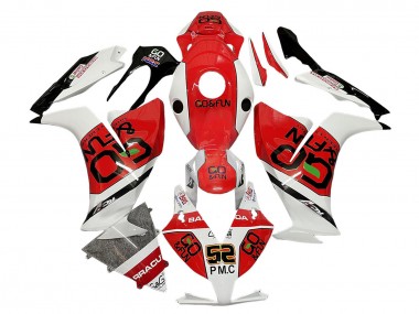 Affordable 2012-2016 Honda CBR1000RR Motorcycle Fairings - White Red Black Go Fun