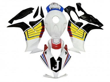 Affordable 2012-2016 Honda CBR1000RR Motorcycle Fairings - White Yellow Black