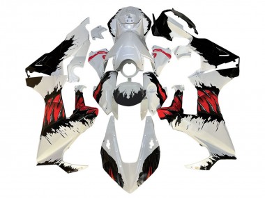 Affordable 2017-2023 Honda CBR1000RR Motorcycle Fairing Kits - White Red Black