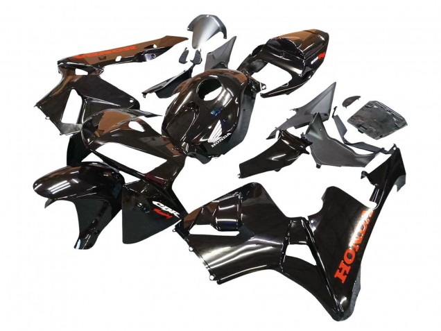 2005-2006 Honda CBR600RR Motorcycle Fairings - Glossy Black