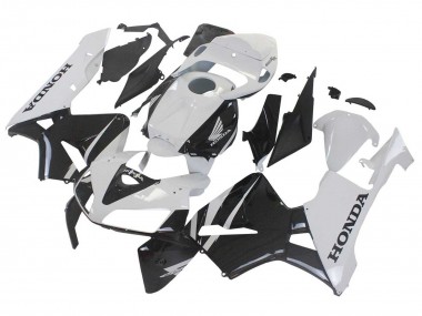Affordable 2005-2006 Honda CBR600RR Motorcycle Fairings - Black White