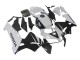2005-2006 Honda CBR600RR Motorcycle Fairings - Black White