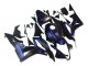 2007-2008 Honda CBR600RR Motorcycle Fairings - Matte Black Blue Repsol