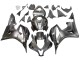 2007-2008 Honda CBR600RR Motorcycle Fairing - Silver Glossy Black