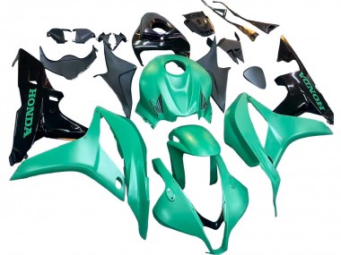 Affordable 2007-2008 Honda CBR600RR Bike Fairings - Green Glossy Black
