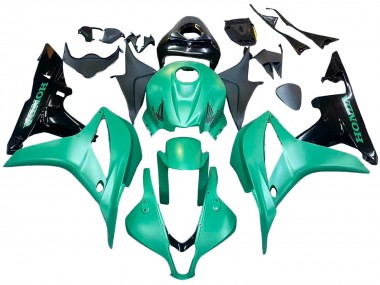 Affordable 2007-2008 Honda CBR600RR Bike Fairings - Green Glossy Black