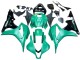2007-2008 Honda CBR600RR Bike Fairings - Green Glossy Black