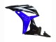 2007-2008 Honda CBR600RR Motorcycle Fairing - White Blue Glossy Black