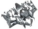 2007-2008 Honda CBR600RR Motorcycle Fairings - Silver Grey
