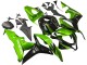 2007-2008 Honda CBR600RR Motorcycle Fairing Kits - Green Glossy Black