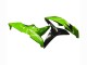 2007-2008 Honda CBR600RR Motorcycle Fairing Kits - Green Glossy Black