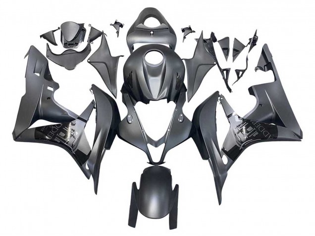 2007-2008 Honda CBR600RR Motorcycle Fairings - Matte Grey