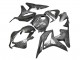 2007-2008 Honda CBR600RR Motorcycle Fairings - Black Forged Carbon Fiber