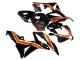 2007-2008 Honda CBR600RR Motorcycle Fairings - Red Gold Glossy Black