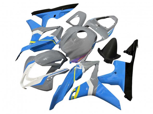 2007-2008 Honda CBR600RR Motorcycle Fairings - Nardo Grey Blue White Glossy Black