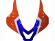 2007-2008 Honda CBR600RR Motorcycle Fairings - Silver Blue Red HRC