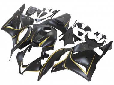 Affordable 2009-2012 Honda CBR600RR Motorcycle Fairings - Matte Black Gold